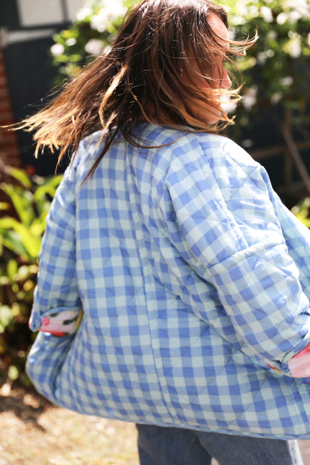 Cactus Flower Quilted Jacket