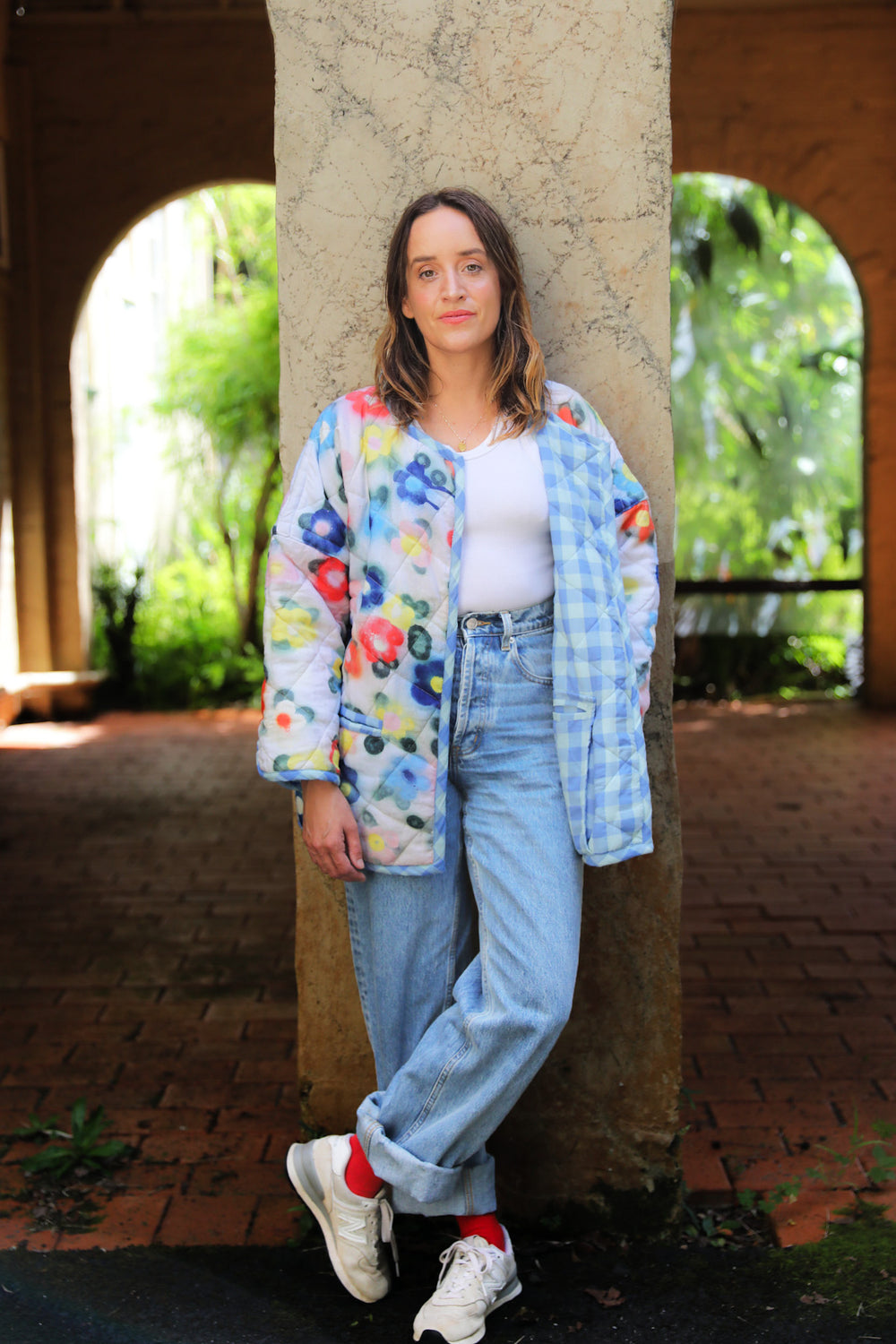 Cactus Flower Quilted Jacket