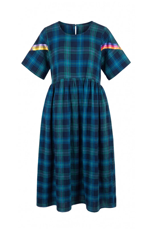 Everly Midi Dress - Blue