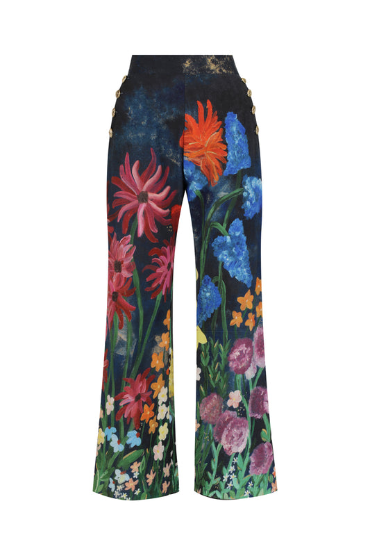 Flora Pants - Navy