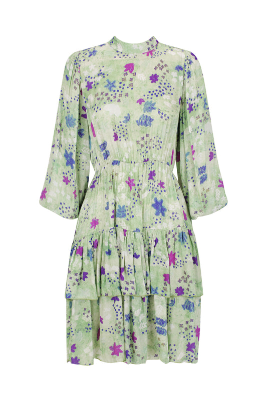 Viamo Cascade Dress - Sage