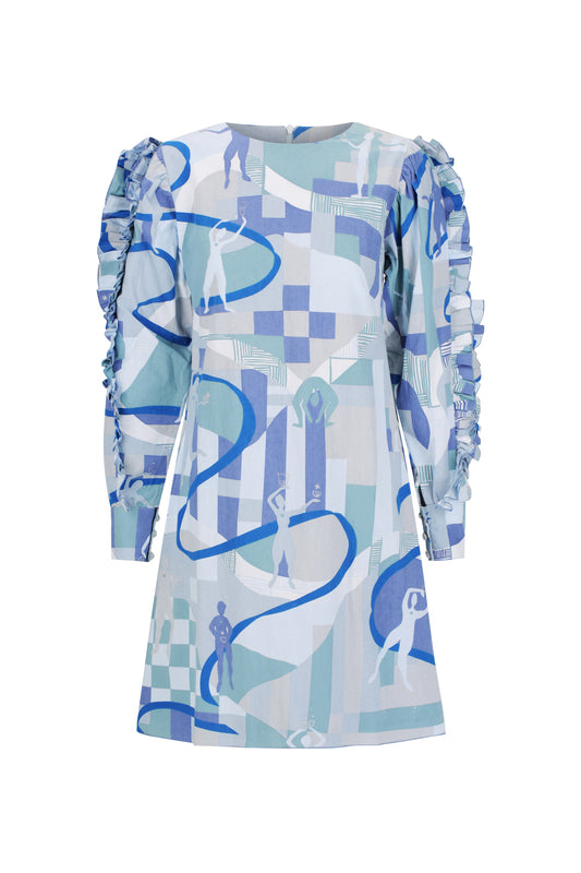 Main Street Icon Dress - Blue