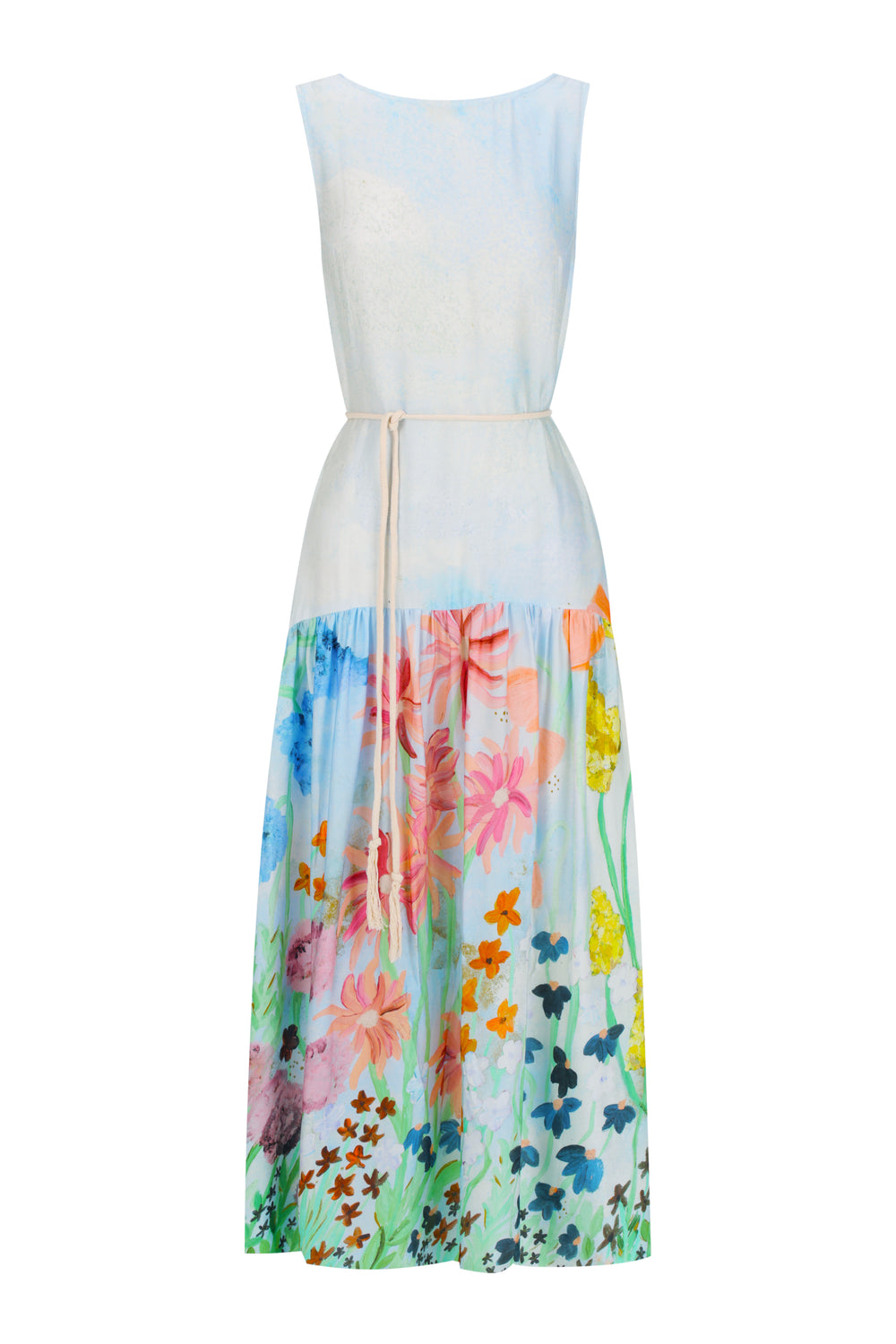 Flora Maxi Dress - Sky