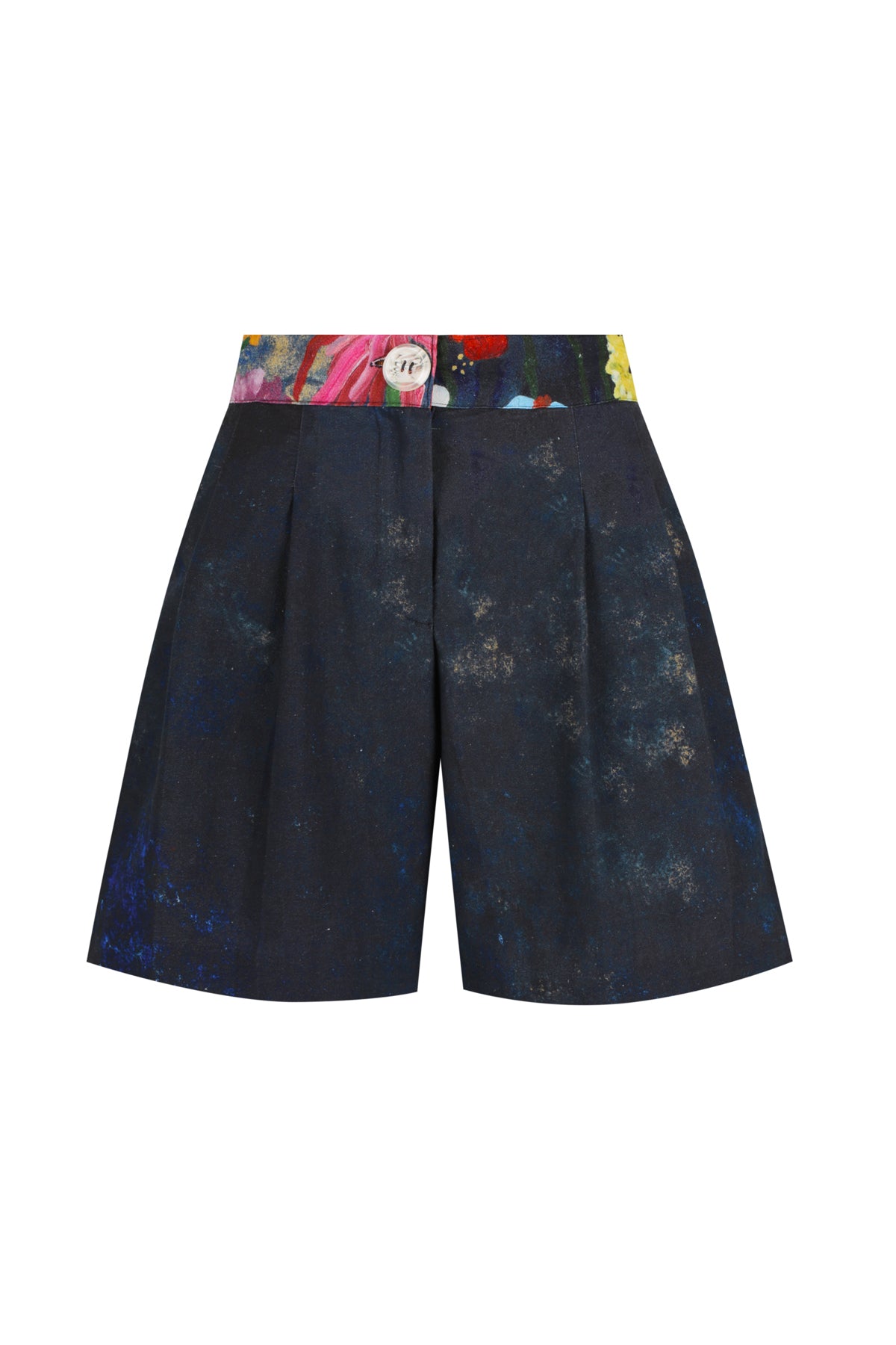 Flora Shorts - Navy