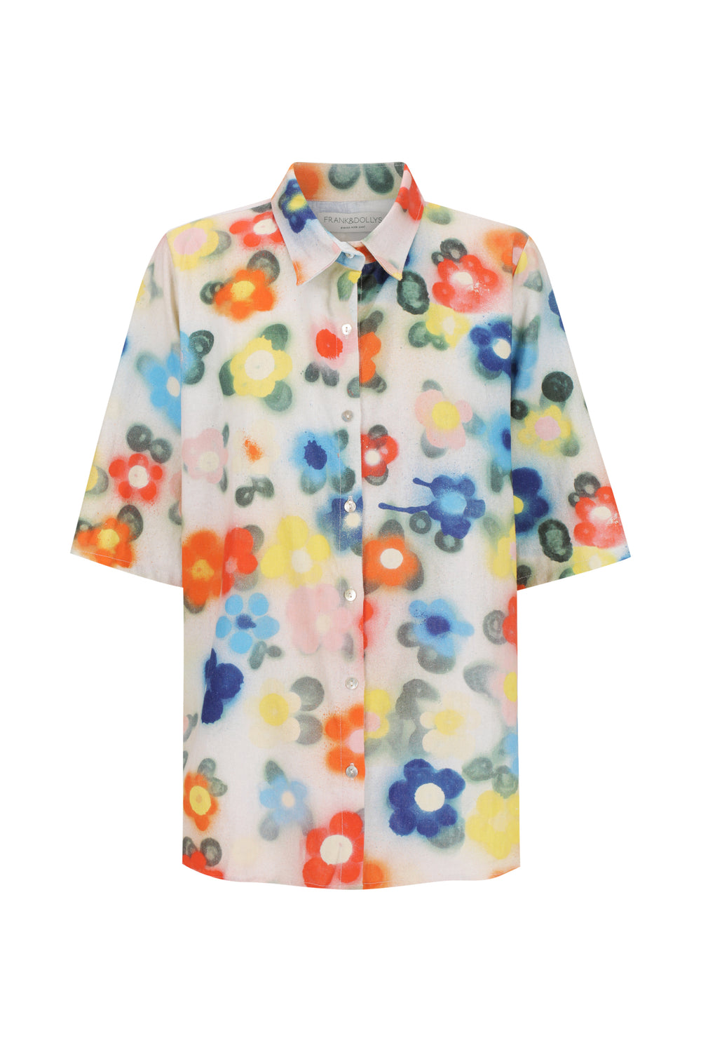 Cactus Flower Shirt  - Linen