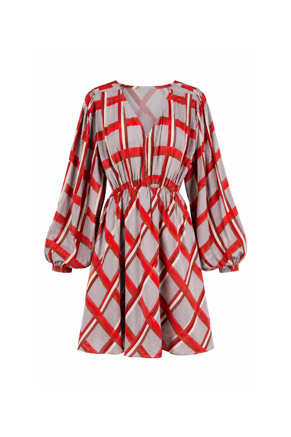 San Polo Camille Dress - Rouge