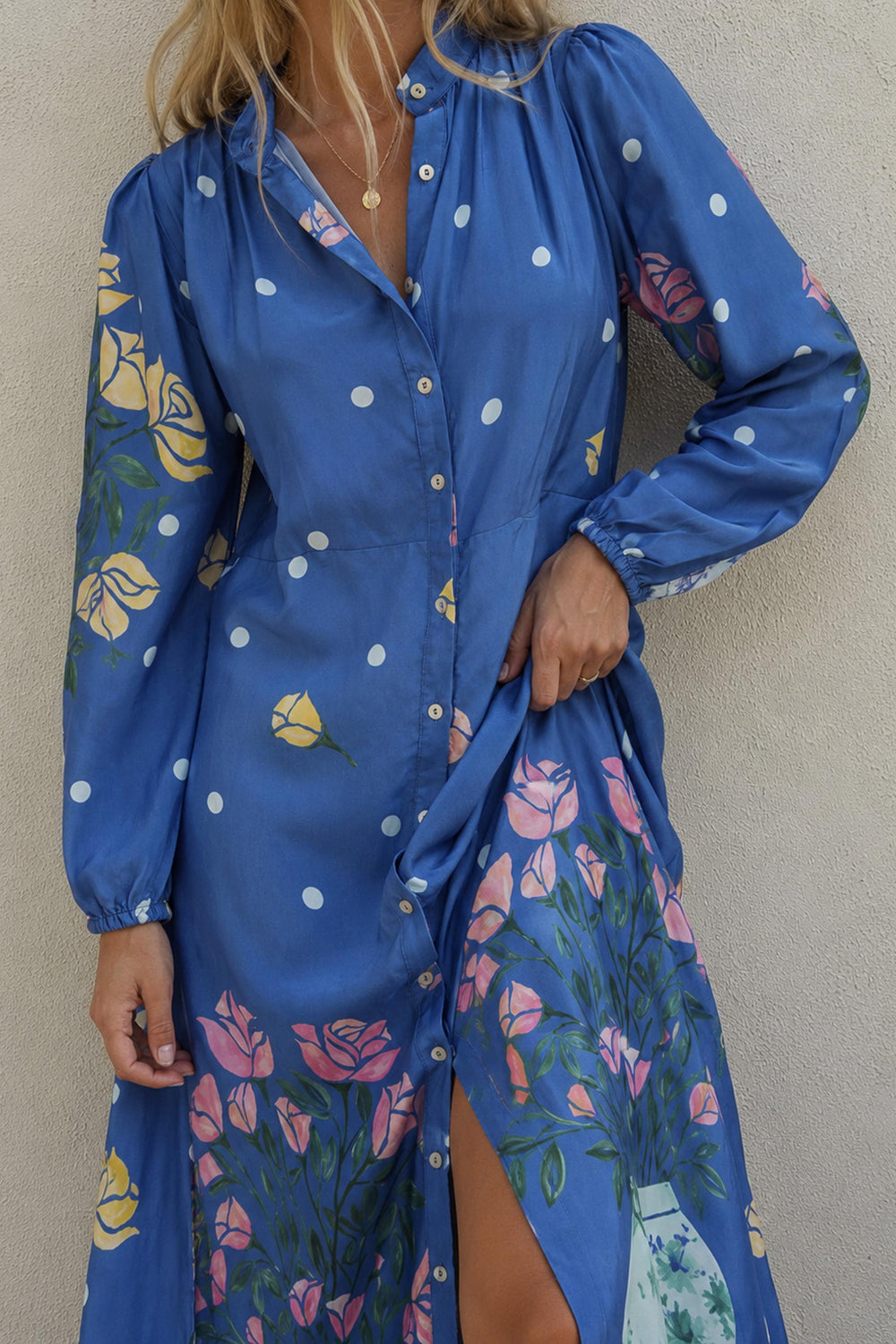 Rosé Gown - Blue