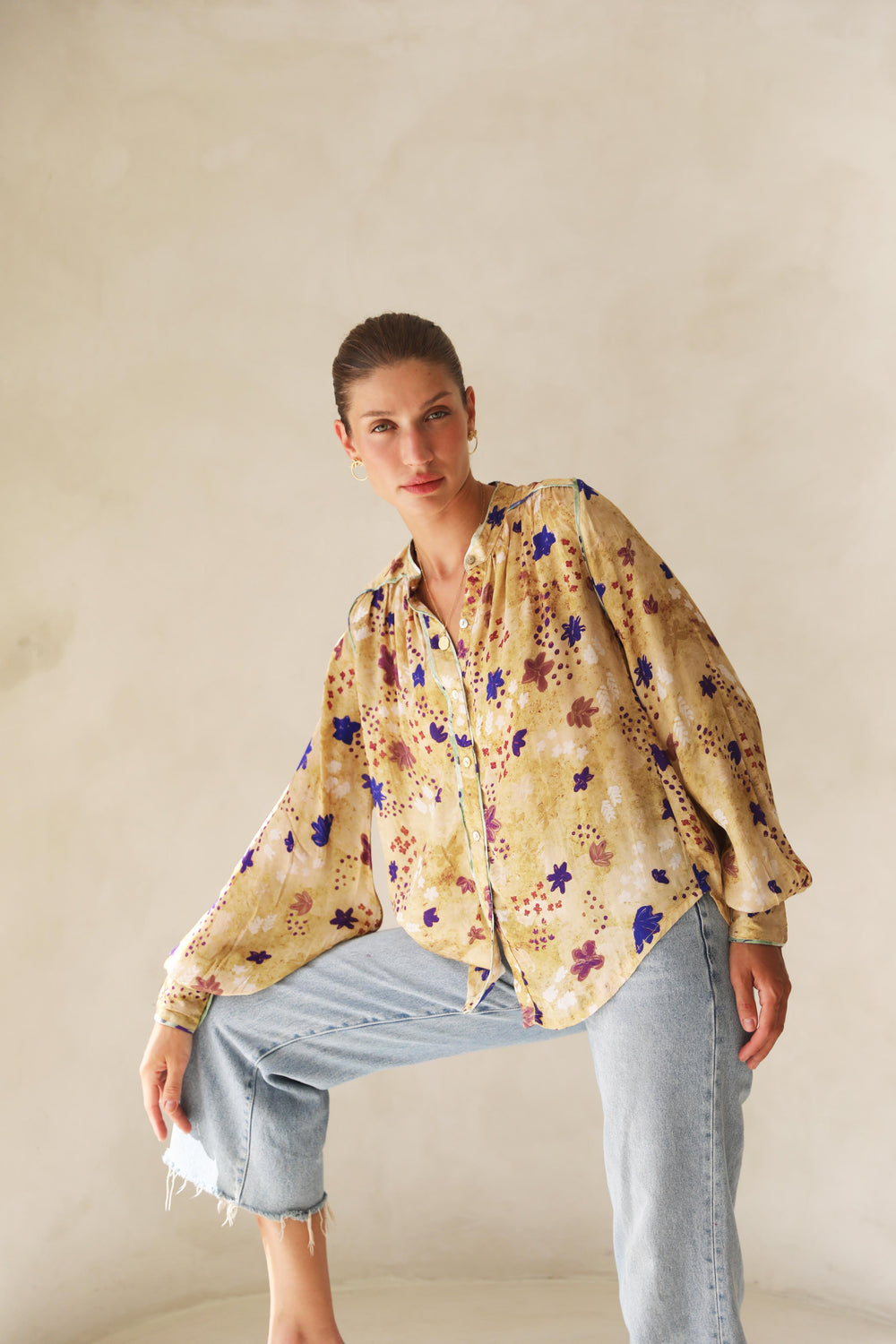 Viamo Blouse - Gold