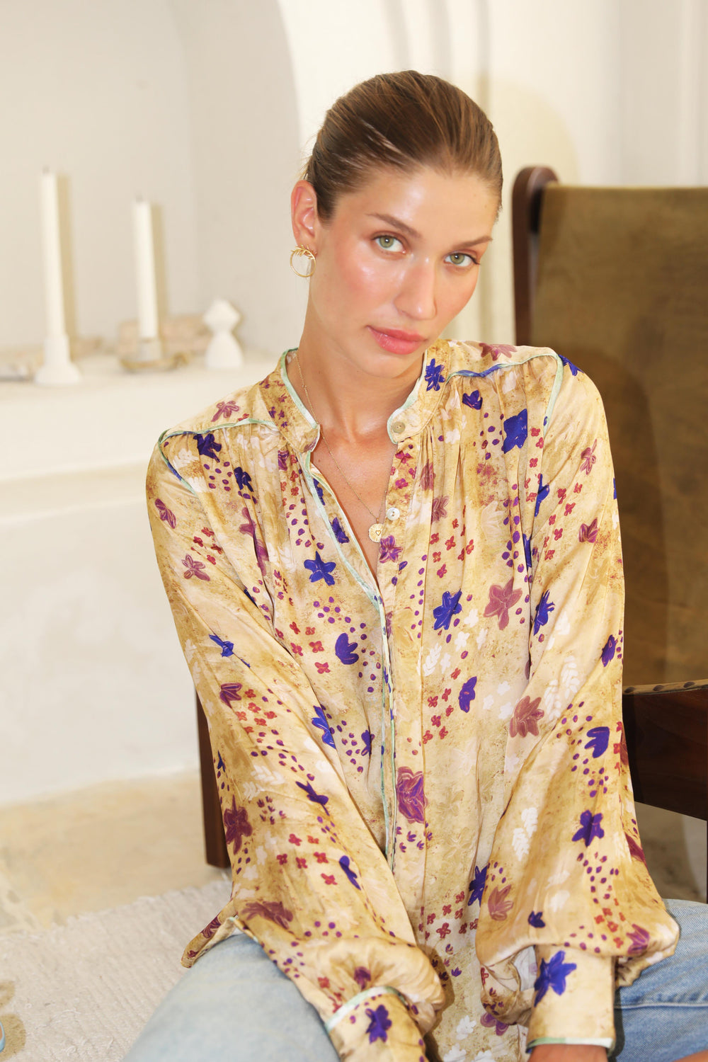 Viamo Blouse - Gold