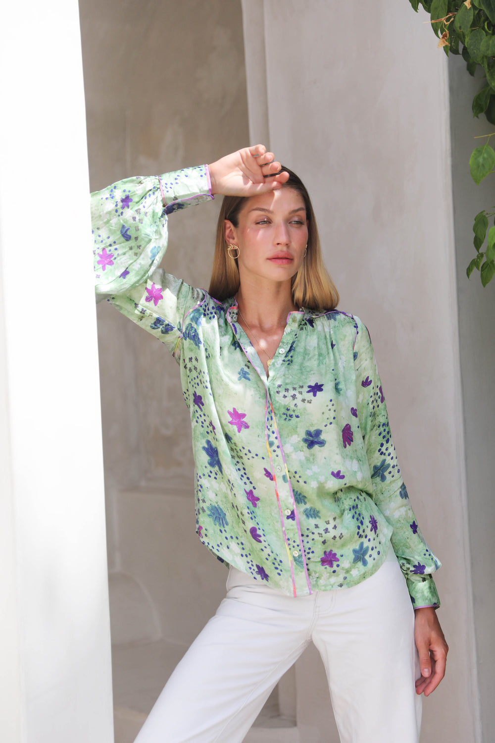 Viamo Blouse - Sage