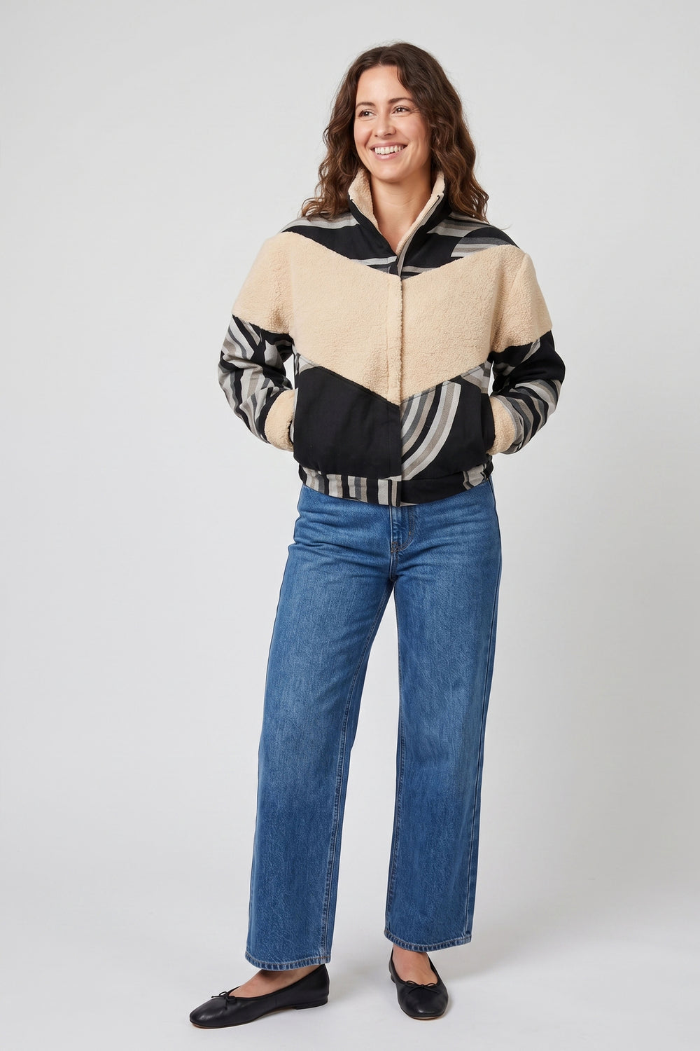 St Germain Sherpa Jacket - Noir