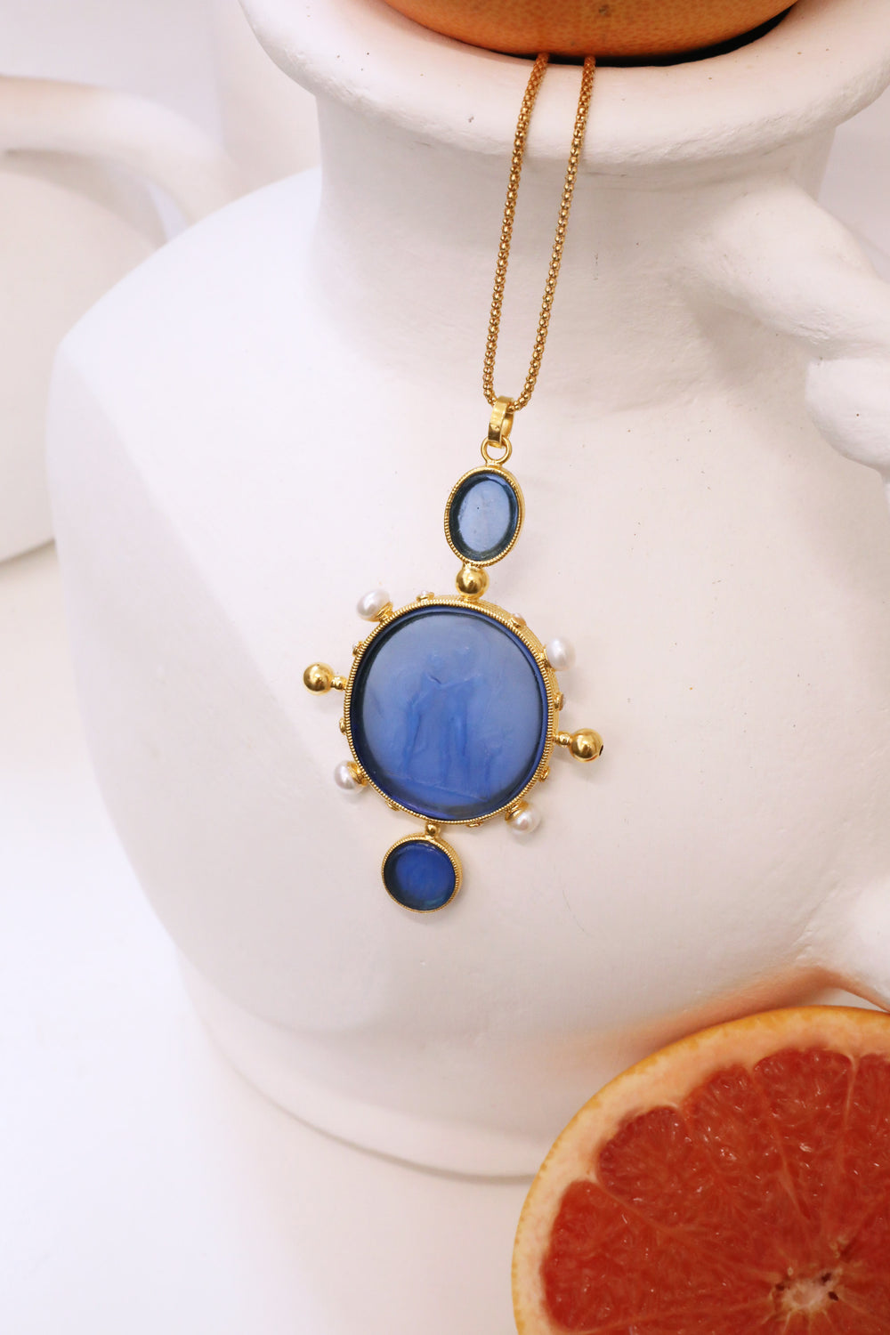 Roma Necklace - Cobalt