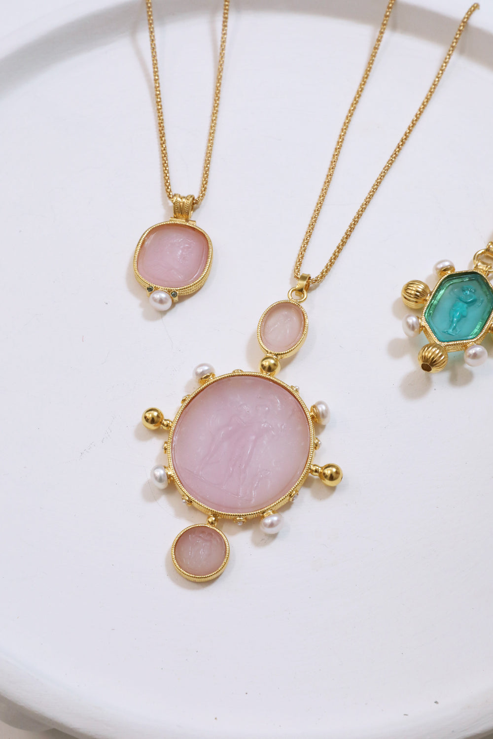 Roma Necklace - Rose'