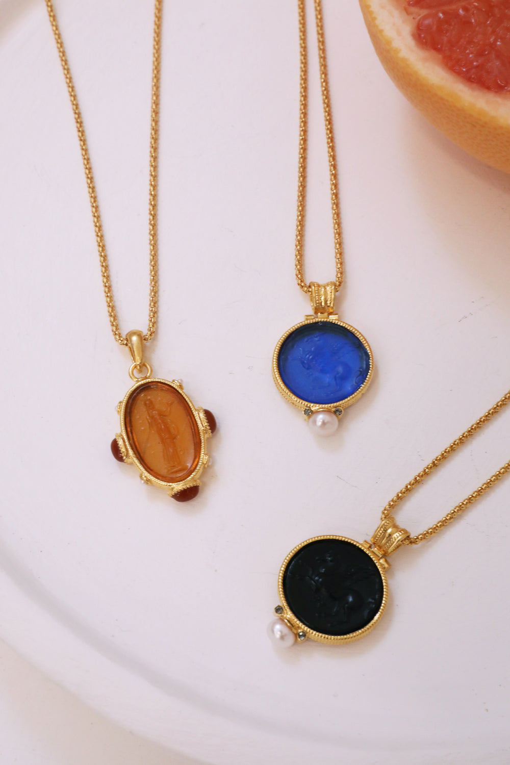 Venice Necklace - Amber