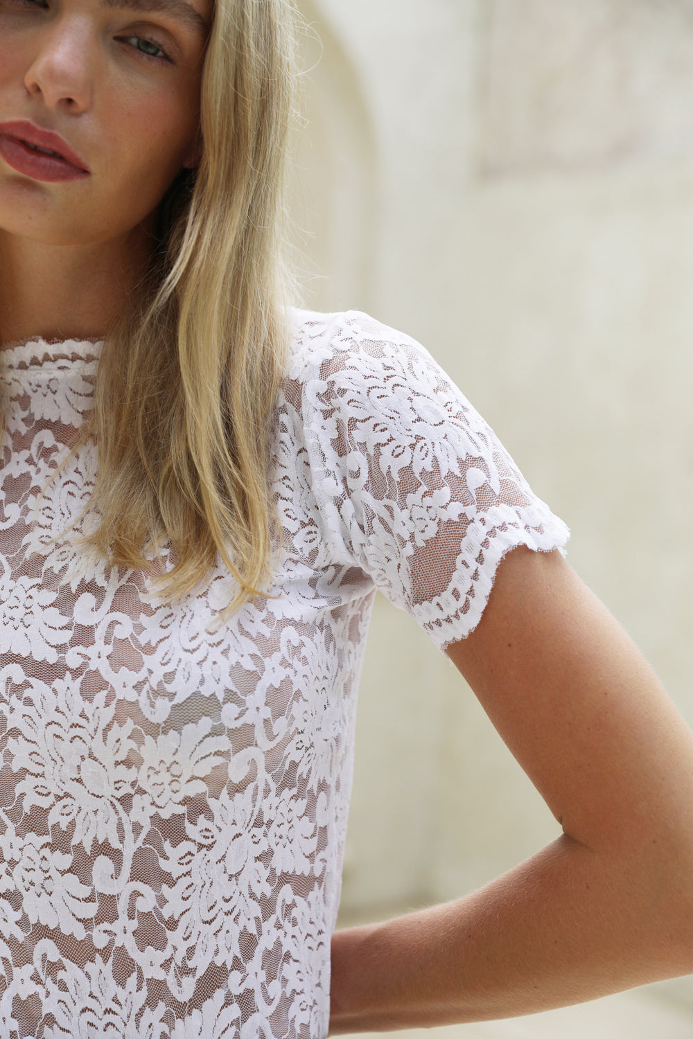 Flora Lace Top