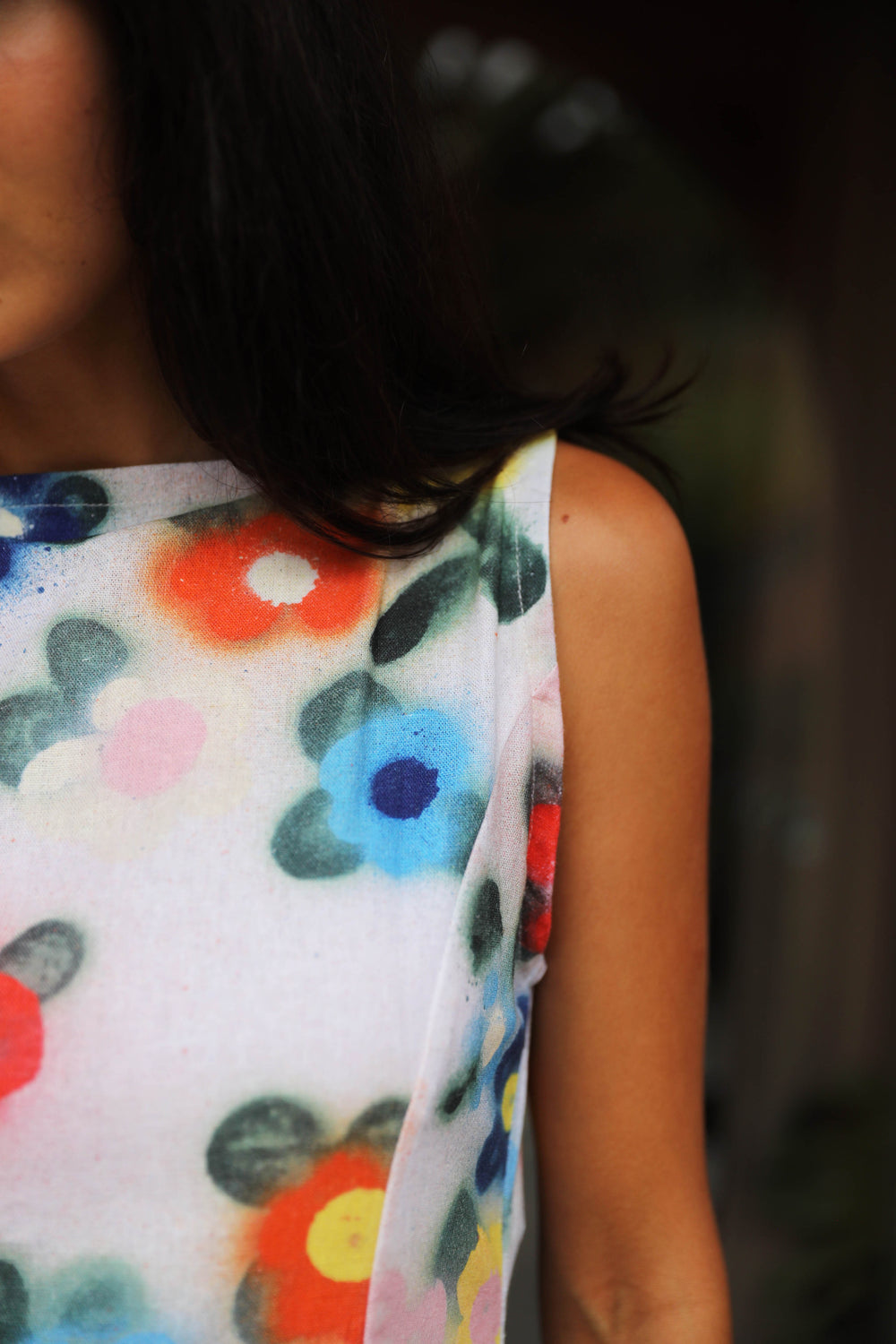 Cactus Flower Mini Dress