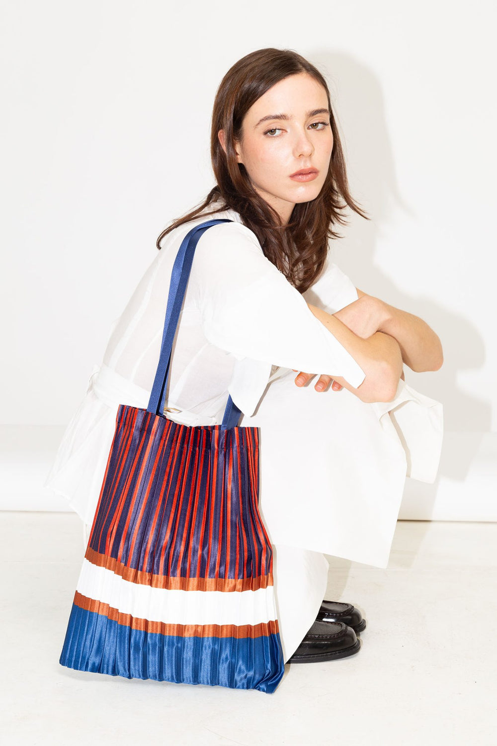 Pleated Multitudes Bag - Chiavari