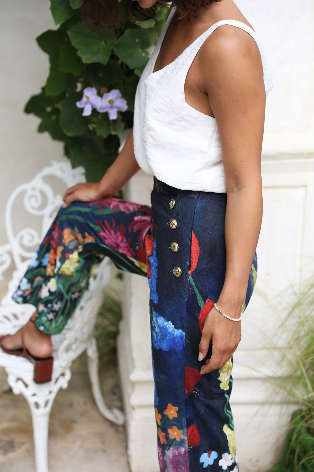 Flora Pants - Navy