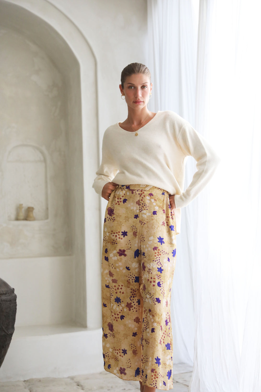 Viamo Pants - Gold