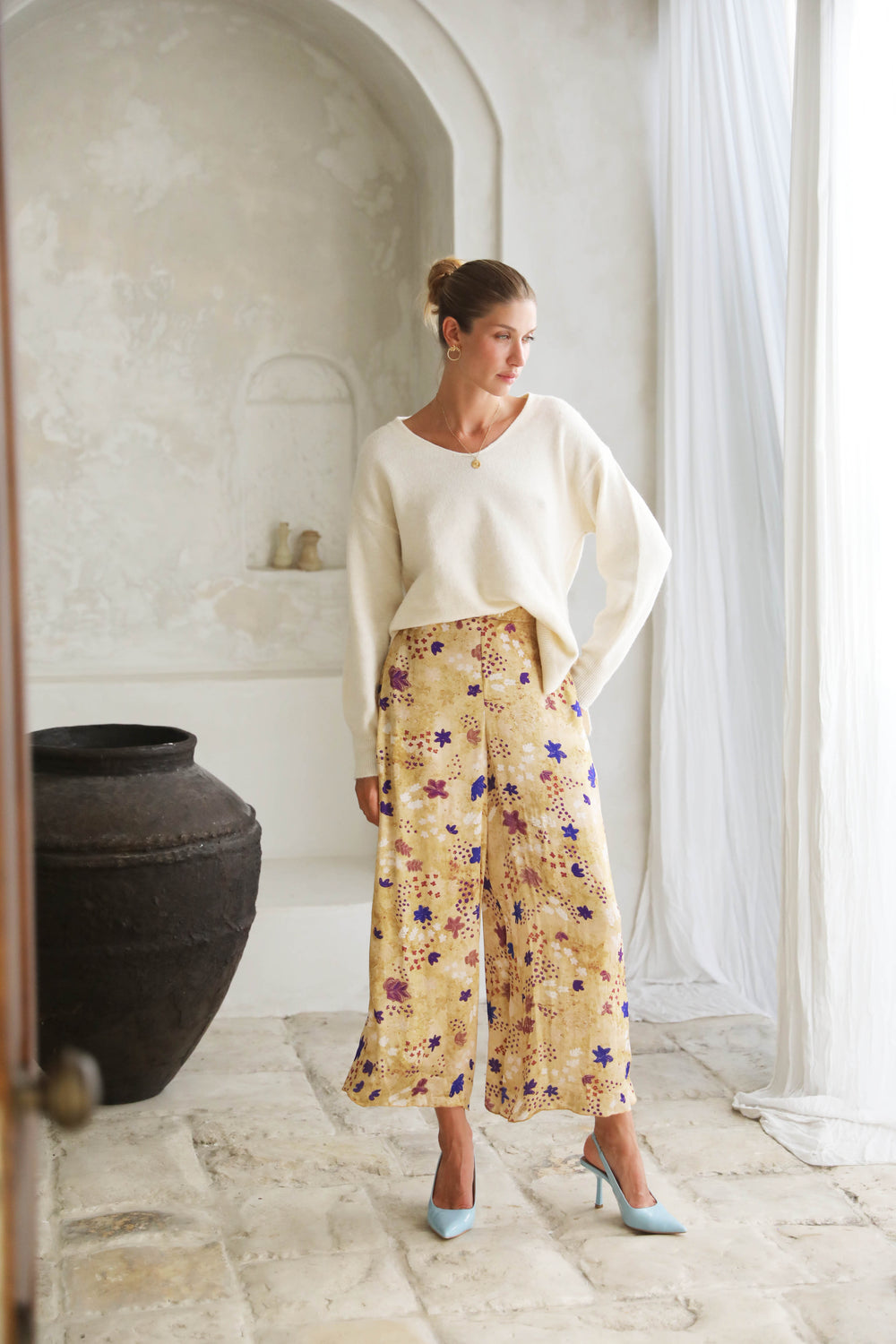 Viamo Pants - Gold