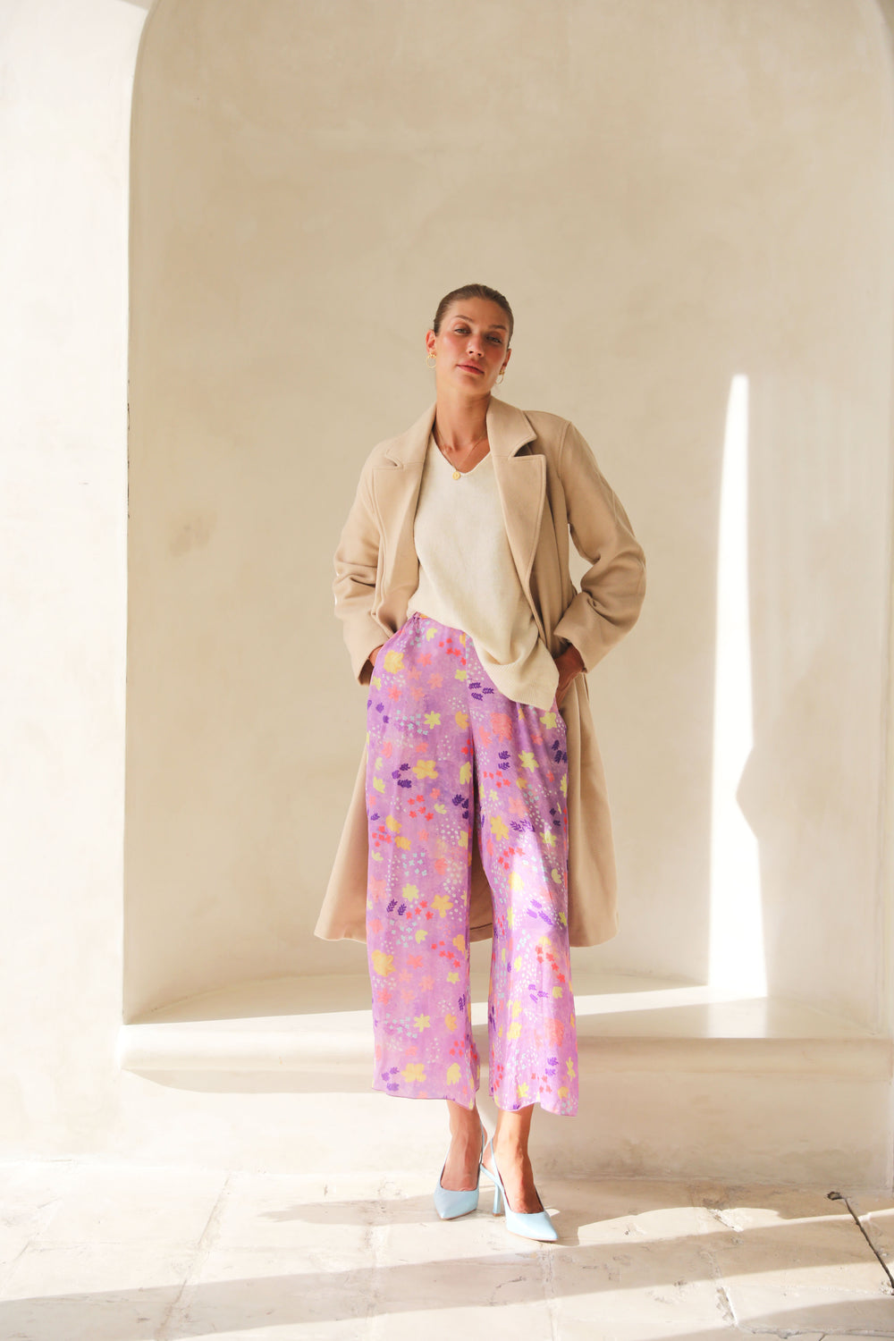 Viamo Pants - Lilac