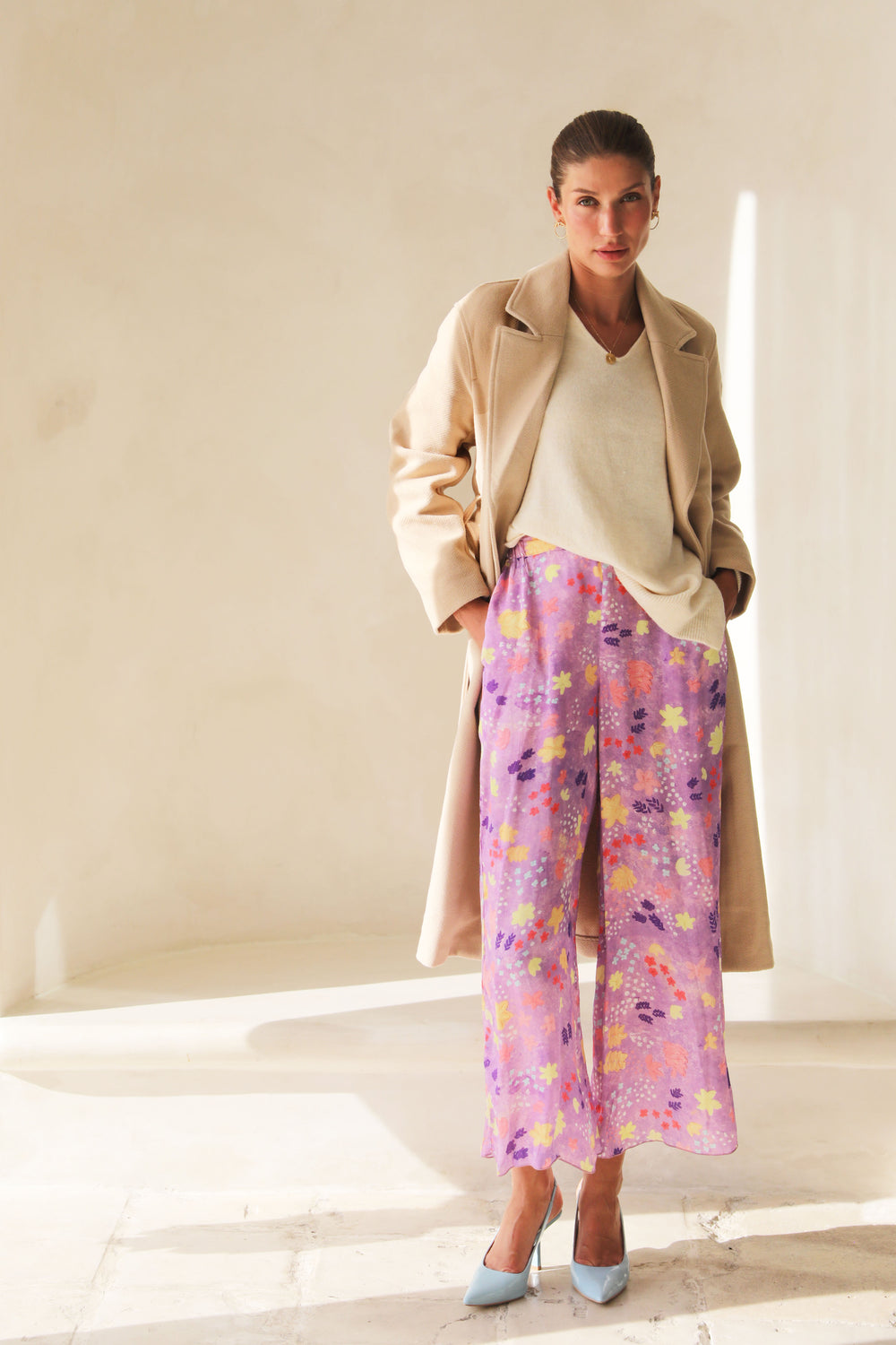 Viamo Pants - Lilac