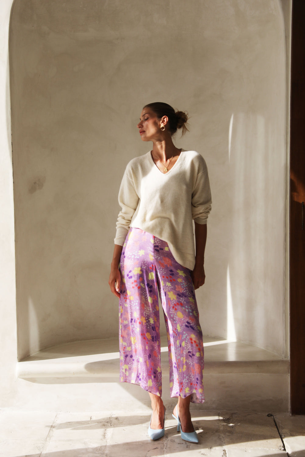 Viamo Pants - Lilac