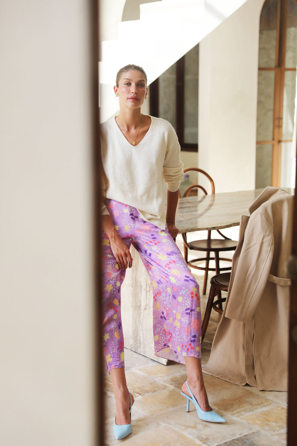 Viamo Pants - Lilac