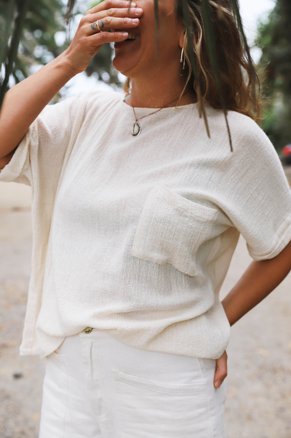 Cotton Knitted Lulu Tee