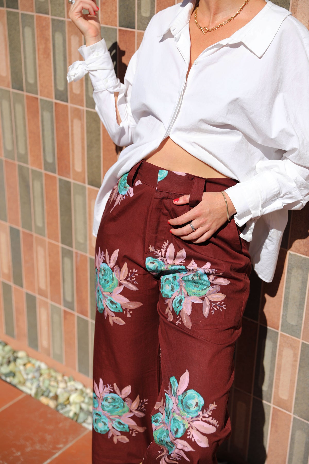 Casa Rosetta Pants - Rouge