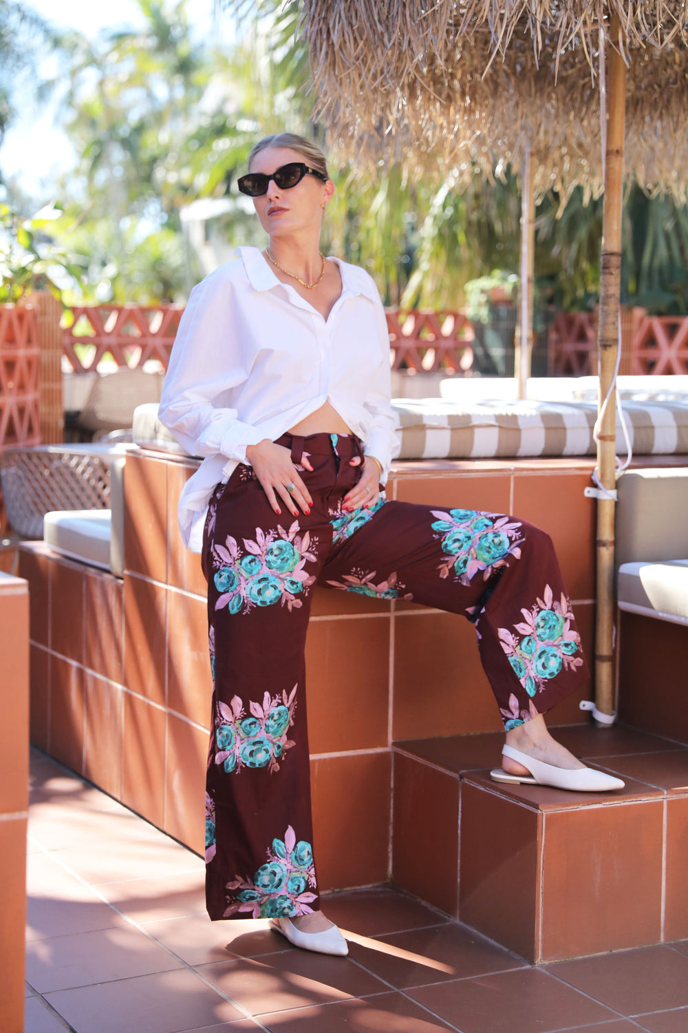 Casa Rosetta Pants - Rouge