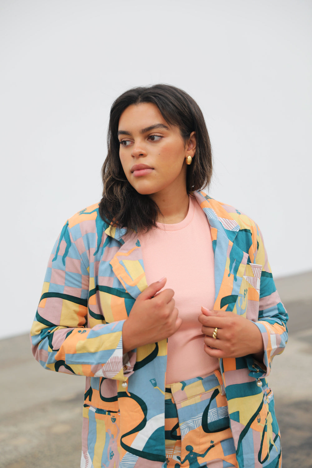 Main Street Blazer  - Multi