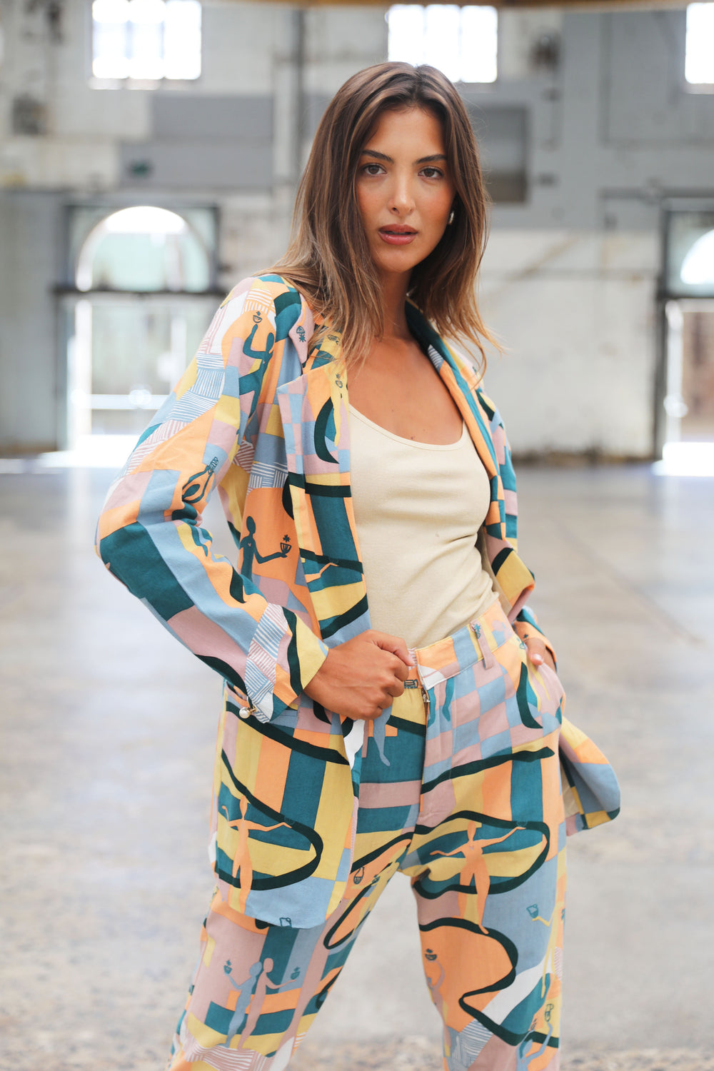 Main Street Blazer  - Multi