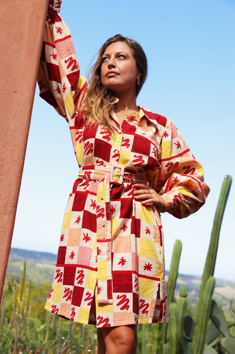 Bonita Shirt Dress - Samba