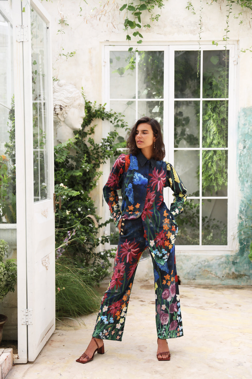 Flora Pants - Navy