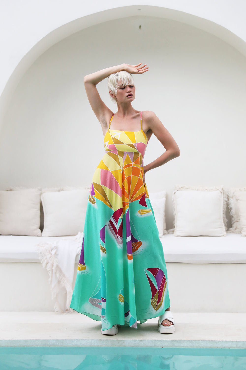 Yacht Club Maxi Dress