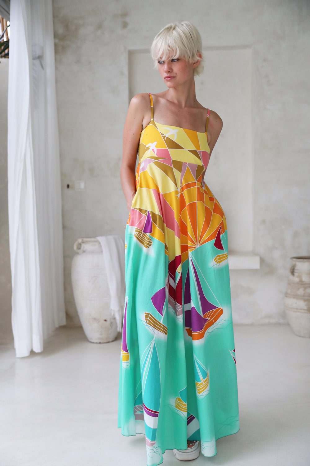 Yacht Club Maxi Dress