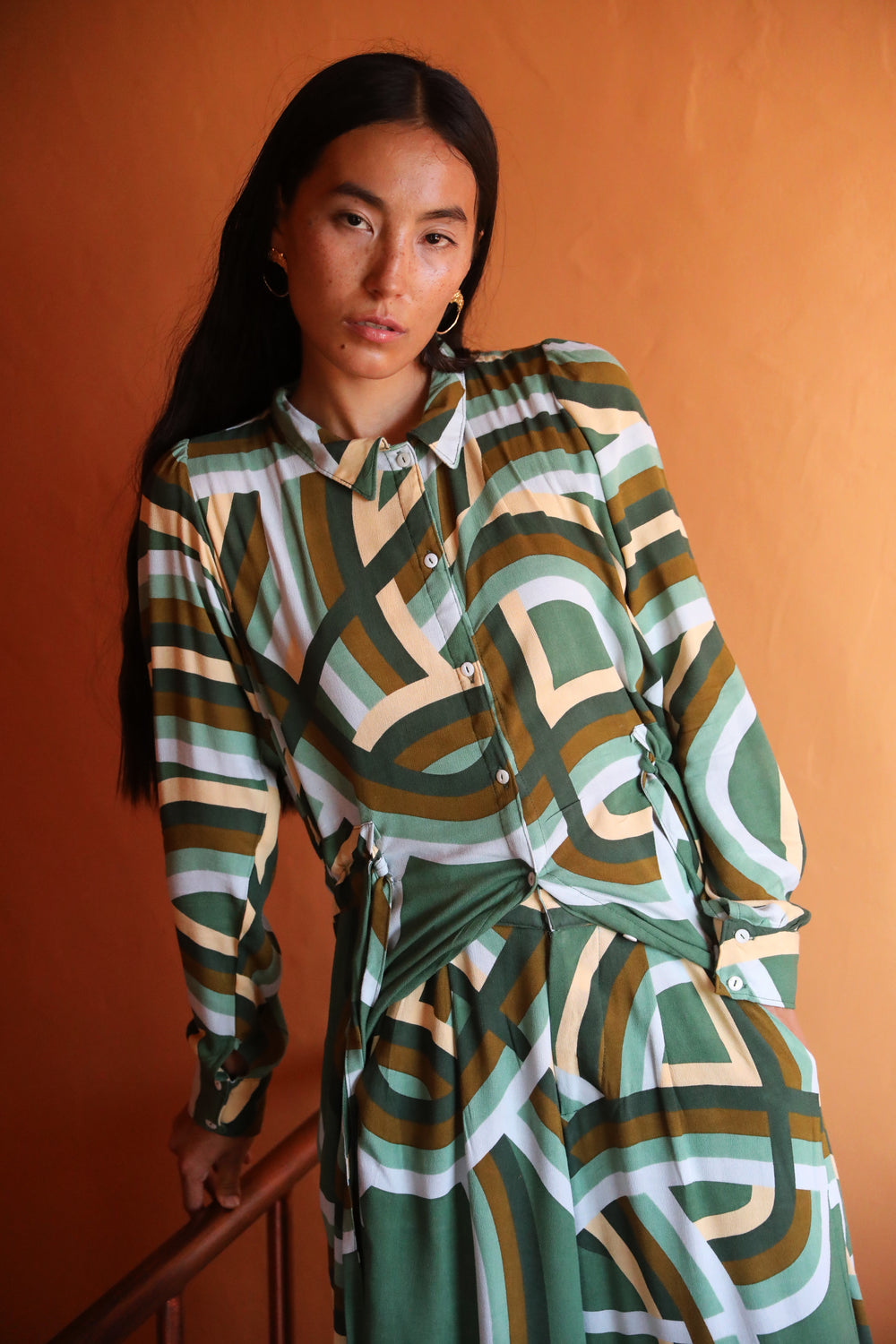 Astral Duster Dress - Juniper