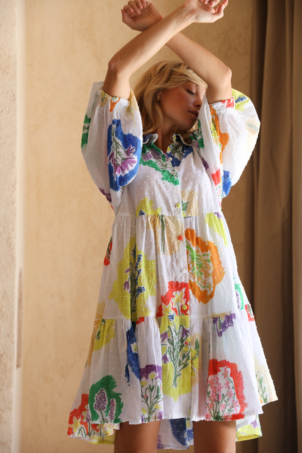 Sojourn Tiered Shirt Dress