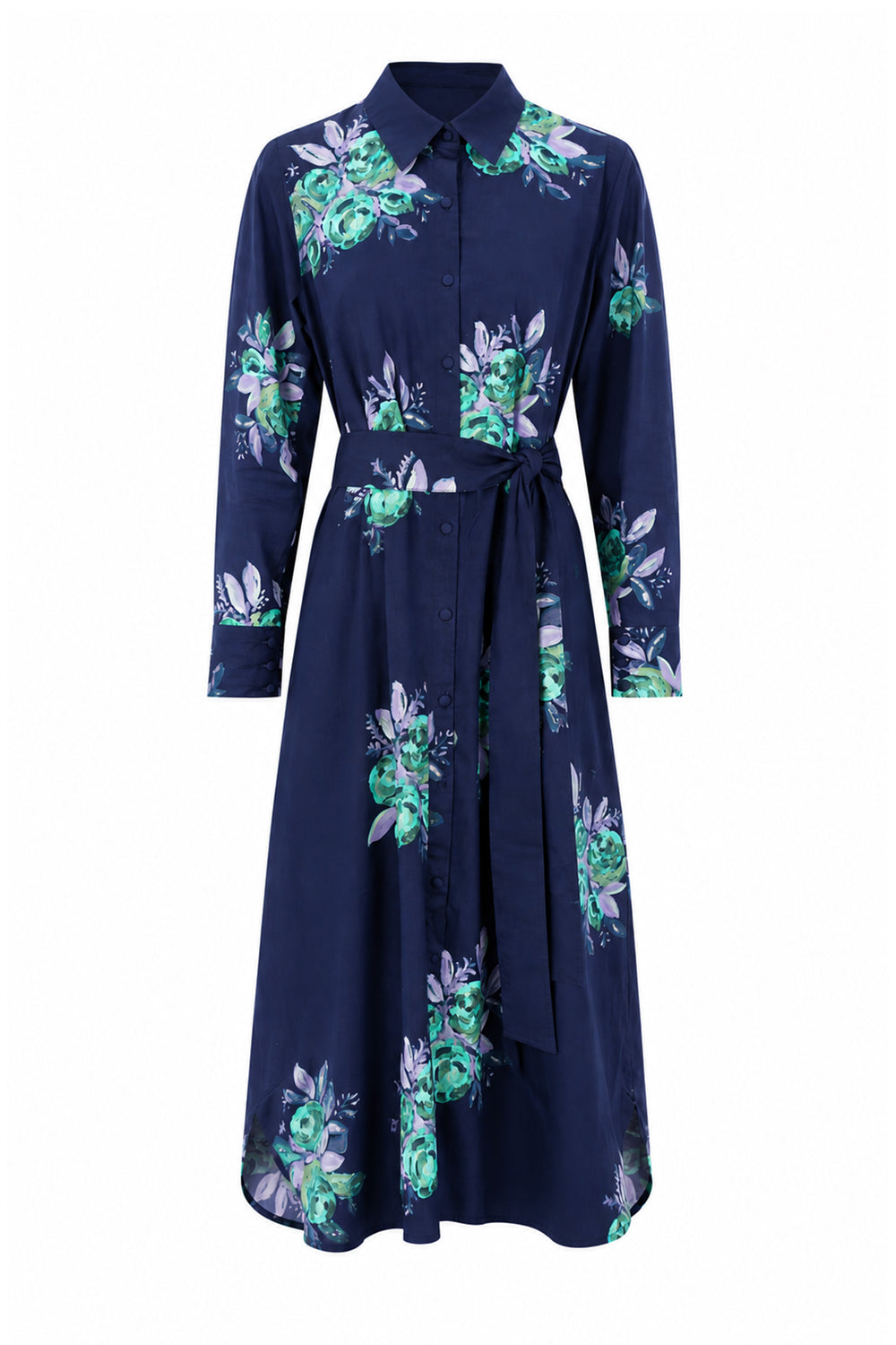 Casa Rosetta Shirt Dress - Navy