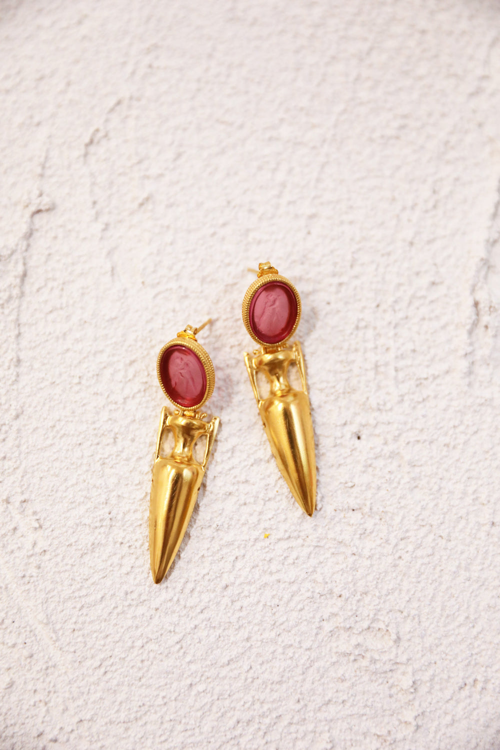 Vessel Earrings - Magenta