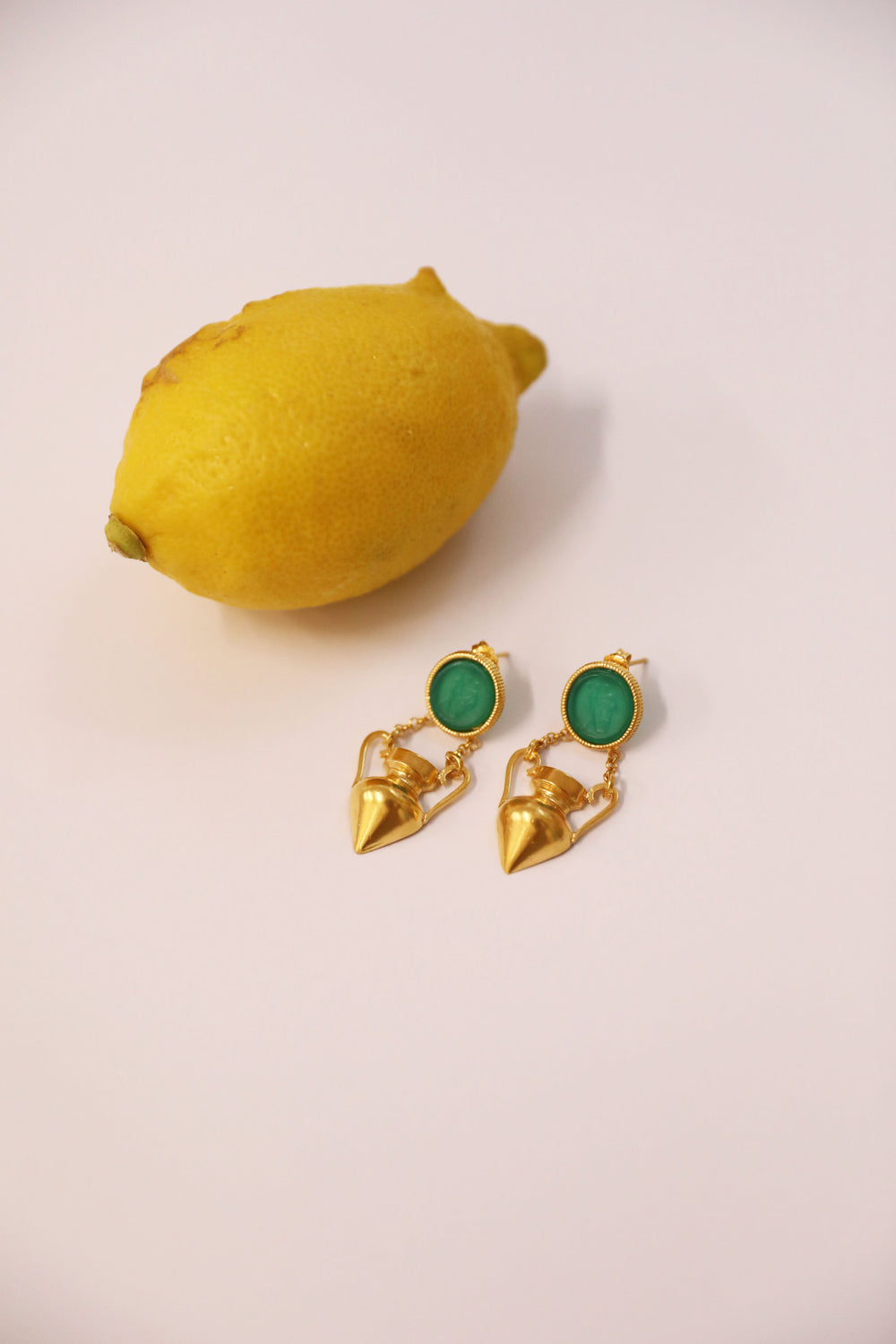 Vessel Earrings - Emerald