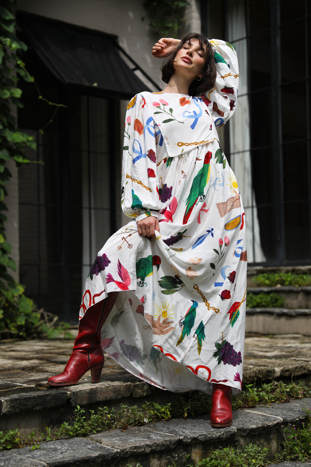 Boheme Gown - White