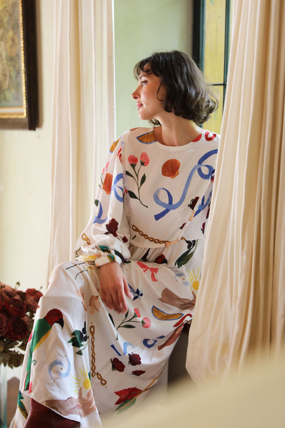 Boheme Gown - White