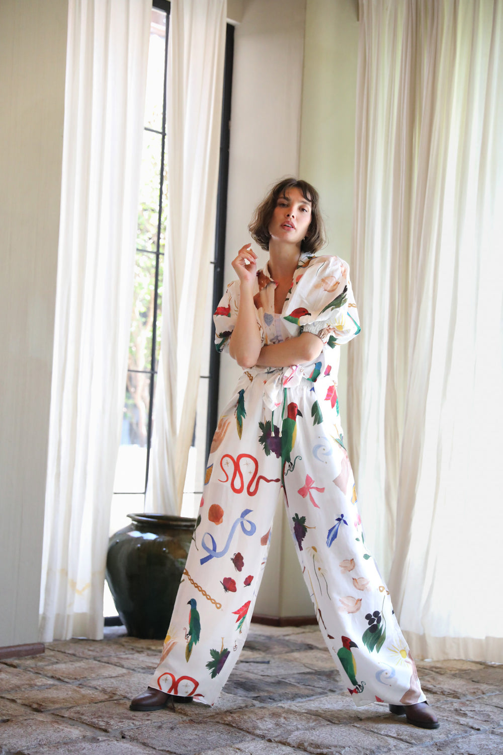Boheme Pants - White