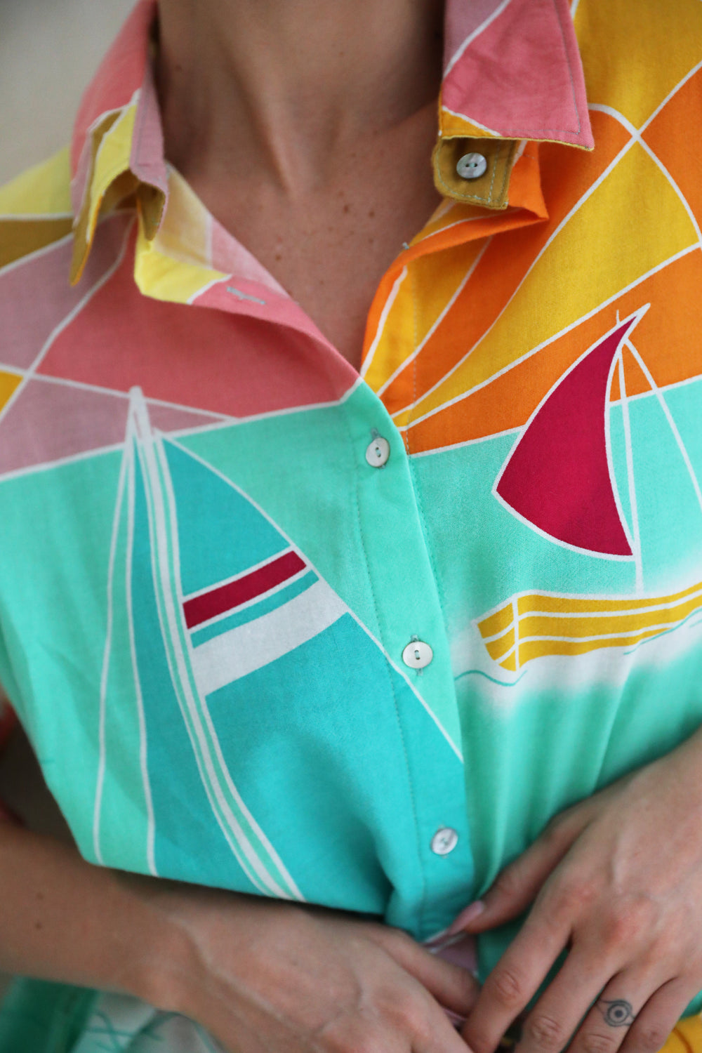 Yacht Club Shirt Dress