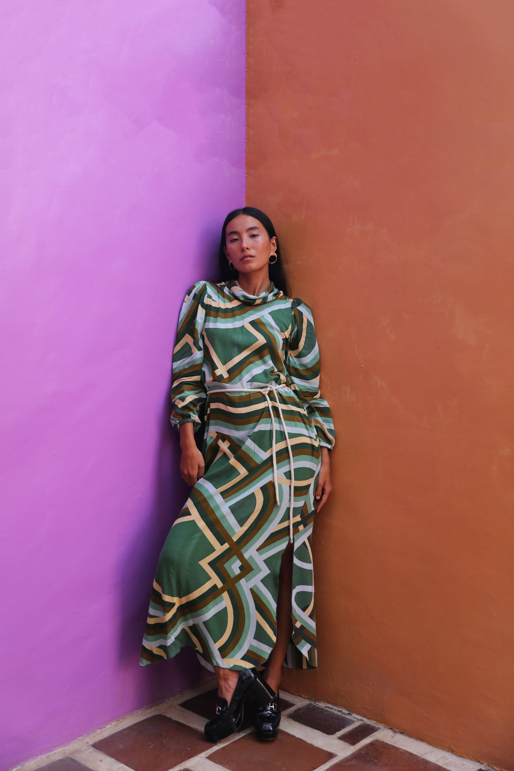 Astral Maxi Dress - Juniper - Frank And Dollys