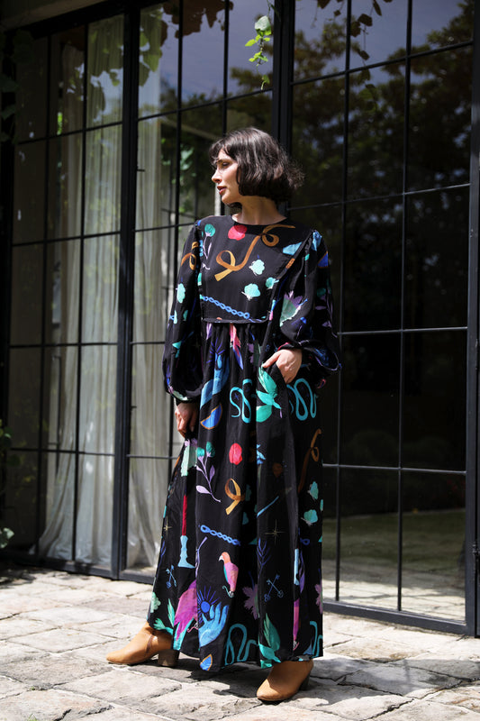 Boheme Gown - Black - Frank And Dollys