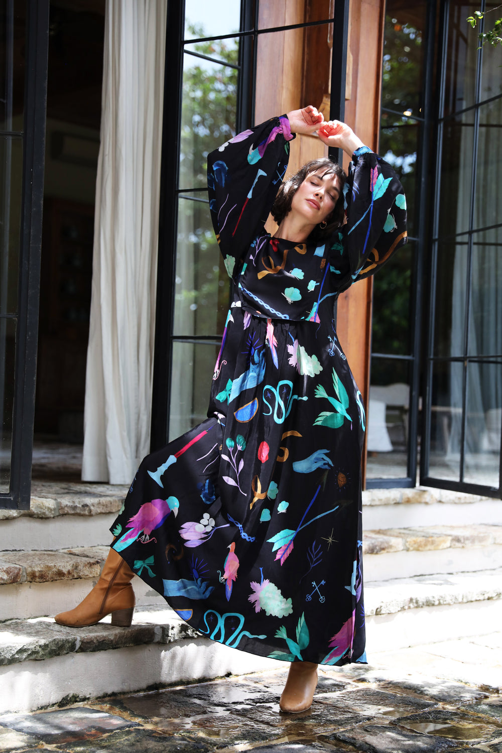 Boheme Gown - Black - Frank And Dollys
