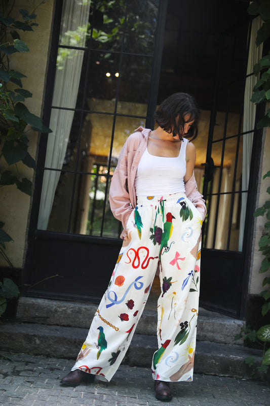 Boheme Pants - White - Frank And Dollys
